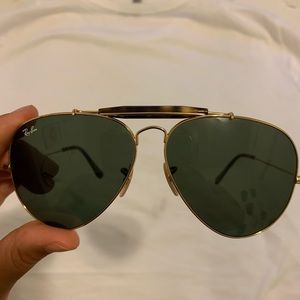 Ray-ban Outdoorsman II Green/Gold Aviators